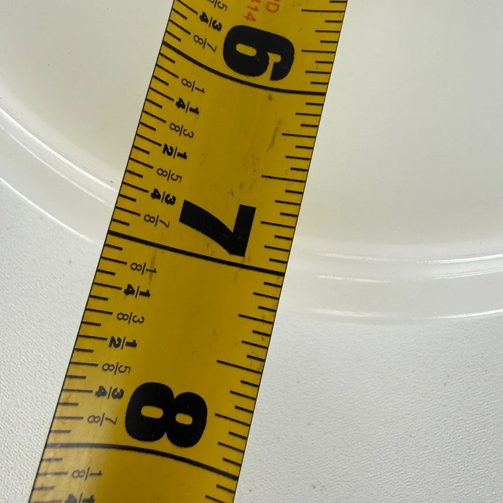 Vtg Milk Glass Round‎ Casserole Dish Replacement Lid ONLY Fits 8 Inch